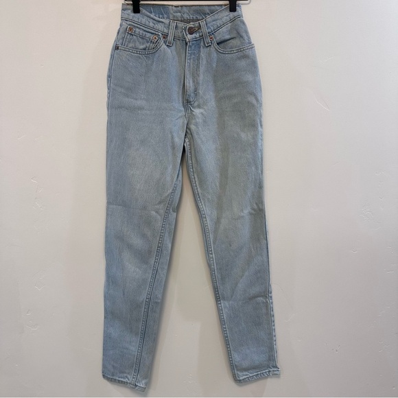 LEVI’S vintage 90's Levi's 512 Slim Tapered Leg Jeans high waisted size 25 - Picture 3 of 12
